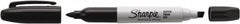 Sharpie - Black Permanent Marker - Twin Tip Fine/Chisel Tip, AP Nontoxic Ink - Makers Industrial Supply