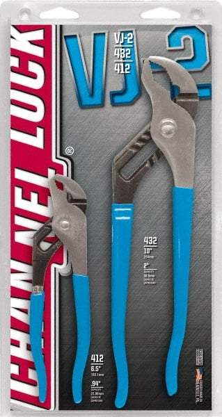 Channellock - 2 Piece Tongue & Groove Plier Set - Comes in Display Card - Makers Industrial Supply