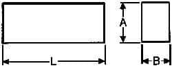 Seco - WKE45 Cobalt Rectangular Tool Bit Blank - 12mm Wide x 16mm High x 200mm OAL - Exact Industrial Supply