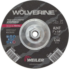 WEILER 7″ × 1/8″ TYPE 27 - Makers Industrial Supply