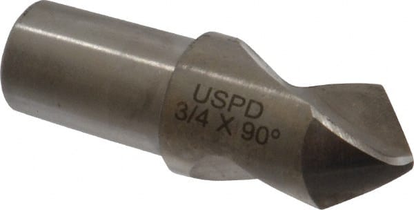 Link Industries - 3/4" Body Diam, 90°, 2-1/4" OAL, High Speed Steel Spotting Drill - Makers Industrial Supply