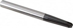 LMT - 1/2" Cut Diam, 2.36" Max Depth of Cut, 5/8" Shank Diam, 6.3" OAL, Indexable Ball Nose End Mill - 2.36" Head Length, Straight Shank, EBG-R-T Toolholder, WPR 0500 Insert - Makers Industrial Supply