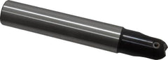 LMT - 1" Cut Diam, 1.77" Max Depth of Cut, 1" Shank Diam, 6.3" OAL, Indexable Ball Nose End Mill - 1.77" Head Length, Straight Shank, EBG-R Toolholder, WPR 1000 Insert - Makers Industrial Supply