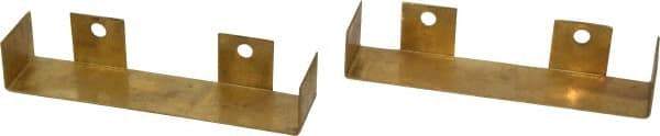 Value Collection - 4, 5 & 6" Jaw Width, Brass, Vise Jaw Cap - Compatible with 4, 5 & 6" Vises - Makers Industrial Supply