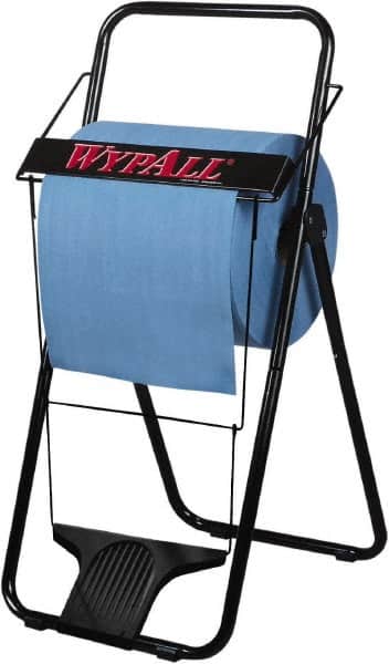 WypAll - Black Hands Free Wipe Dispenser - 33" High x 16-3/4" Wide 18-1/2" Deep - Makers Industrial Supply