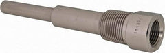 Alloy Engineering - 6 Inch Overall Length, 3/4 Inch Thread, 304 Stainless Steel Standard Thermowell - 4-1/2 Inch Insertion Length - Makers Industrial Supply