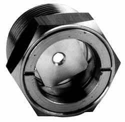 LDI Industries - 9/16" Sight Diam, 1/2" Thread, 1" OAL, Low Pressure Pipe Thread Lube Sight with Reflector Sight Glass & Flow Sight - 7/8" Head, 20 Max psi, 1/2-14 Thread - Makers Industrial Supply