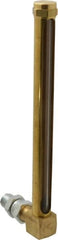 LDI Industries - 7-1/2 Inch Long Sight, 3/8 Inch Thread Size, Buna-N Seal Union Coupling, Vented Oil-Level Indicators and Gauge - 8-11/16 Inch Length to Center of Base - Makers Industrial Supply