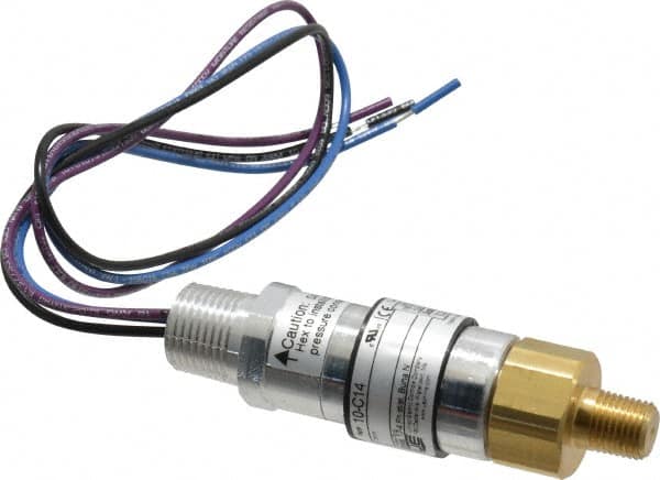 United Electric Controls - 8,000 Max psi, Compact Cylindral Pressure Switch - 1/4 Thread - Makers Industrial Supply