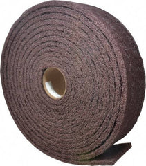 3M - 30' Long x 4" Wide Nonwoven Roll - Medium Grade, Purple, Aluminum Oxide - Makers Industrial Supply