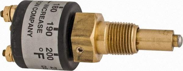 Nason - 160 to 240°F, Adjustable Temp Switch - 3/8 Inch Stem - Makers Industrial Supply