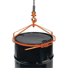 Wesco Industrial Products - 700 Lb Load Capacity, 55 Gal Drum Lifter - 23-1/2" Wide x 12-1/2" High, Steel Wheels - Makers Industrial Supply