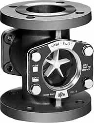 OPW Engineered Systems - 2 Inch, Stainless Steel, Visi-Flo Sight Flow Indicator - 150 Max psi, 7 Inch Overall Length - Makers Industrial Supply