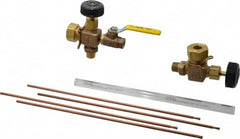 Conbraco - 400 psi Working Pressure, 250 Max psi, Bronze Liquid Level Gage Glass - 400°F Max Operating Temp, 1/2 Inch Thread, PTFE Seal - Makers Industrial Supply