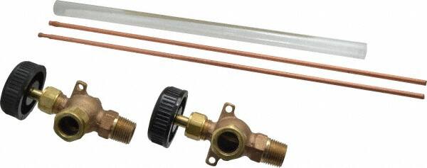 Conbraco - 400 psi Working Pressure, 200 Max psi, Bronze Liquid Level Gage Glass - 400°F Max Operating Temp, 1/2 Inch Thread, EPDM Seal - Makers Industrial Supply