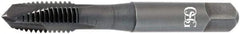 OSG - 7/8-14 UNF, 3 Flute, Oxide Finish, Vanadium High Speed Steel Spiral Point Tap - Plug Chamfer, Right Hand Thread, 4-11/16" OAL, 2-7/32" Thread Length, 0.697" Shank Diam, 3B Class of Fit - Exact Industrial Supply