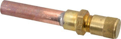 Parker - 500 Max psi, 3/8 Tube Outside Diameter, Extended Copper Tube Access Valve - Makers Industrial Supply