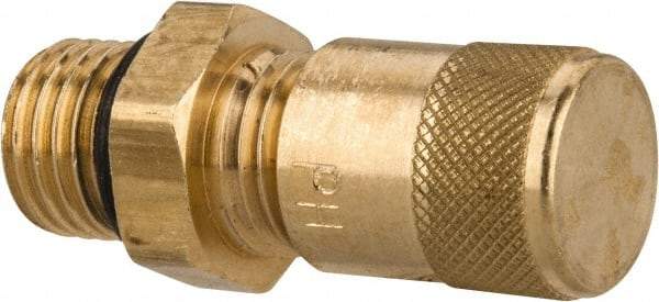 Parker - 500 Max psi, 1/4 Tube OD, Access Valve Assembly Access Valve - Brass - Makers Industrial Supply