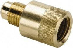 Parker - 1/4" Tube OD Access Valve Refrigerant Adapter - For Parker Brass Access Valves - Makers Industrial Supply