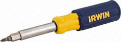 Irwin - Bit Screwdriver - Phillips, Slotted, Square, Nut Driver, 9-in-1 - Makers Industrial Supply