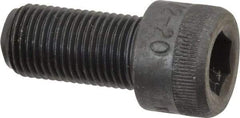 Made in USA - 1/2-20 UNF Hex Socket Drive, Socket Cap Screw - Alloy Steel, Black Oxide Finish, Fully Threaded, 1" Length Under Head - Makers Industrial Supply