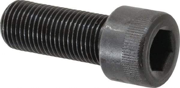 Made in USA - 1/2-20 UNF Hex Socket Drive, Socket Cap Screw - Alloy Steel, Black Oxide Finish, Fully Threaded, 1-1/4" Length Under Head - Makers Industrial Supply