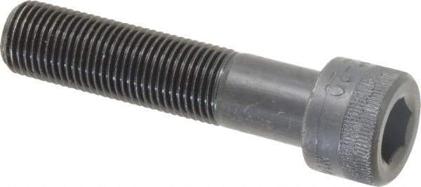 Made in USA - 1/2-20 UNF Hex Socket Drive, Socket Cap Screw - Alloy Steel, Black Oxide Finish, Partially Threaded, 2-1/4" Length Under Head - Makers Industrial Supply