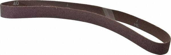 Norton - 1" Wide x 30" OAL, 40 Grit, Aluminum Oxide Abrasive Belt - Aluminum Oxide, Coarse, Coated, X Weighted Cloth Backing, Series R283 - Makers Industrial Supply