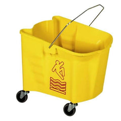 Continental - 26 Qt Plastic Bucket - Yellow - Makers Industrial Supply