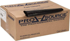 PRO-SOURCE - 1.5 mil Thick, Heavy-Duty Trash Bags - 38" Wide x 58" High, Black - Makers Industrial Supply