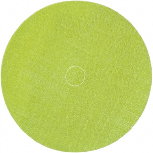 3M - 6" Diam, 35 Grit Trizact Aluminum Oxide Adhesive PSA Disc - Extra Fine Grade, Green, Polyester Backing, Flexible, Use with Random Orbital Sanders - Makers Industrial Supply