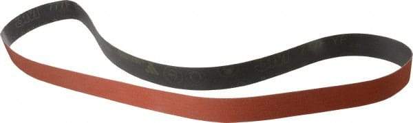 3M - 1-1/2" Wide x 60" OAL, 80 Grit, Ceramic Abrasive Belt - Ceramic, Medium, Coated, YF Weighted Cloth Backing, Wet/Dry, Series 777F - Makers Industrial Supply