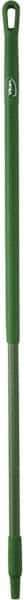 Vikan - 51 x 1-1/4" Fiberglass Squeegee Handle - European Threaded Connection, Green - Makers Industrial Supply