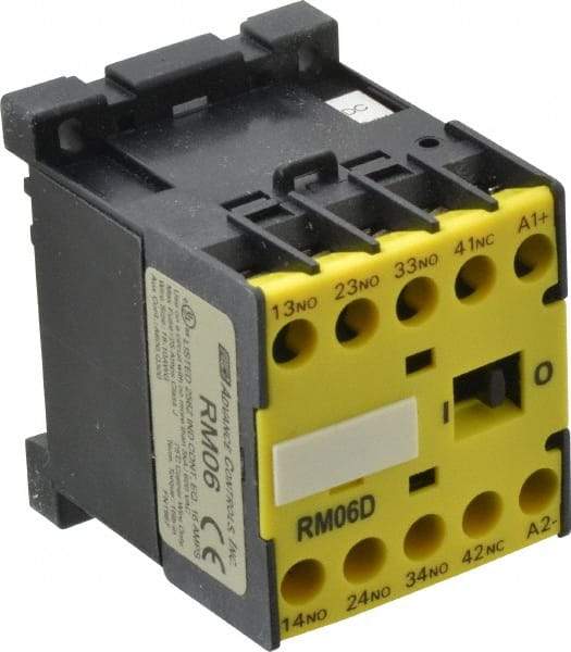 ACI - 4 Pole, 3NO/NC, 24 VAC Control Relay - 16 Amps, 600 VDC - Makers Industrial Supply