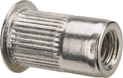 RivetKing - 0.13 to 0.225" Grip, Aluminum Standard Rivet Nut - Uncoated, Countersunk Head - Makers Industrial Supply