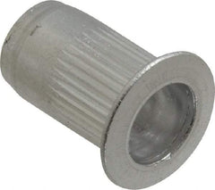 RivetKing - #10-24, 0.02 to 0.13" Grip, 19/64" Drill, Aluminum Standard Rivet Nut - Uncoated, Countersunk Head - Makers Industrial Supply