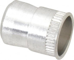 RivetKing - M6x1.00 Metric Coarse, Uncoated, Aluminum Knurled Rivet Nut Inserts - 0.02" to 0.13" Grip, 3/8" Drill Size - Makers Industrial Supply