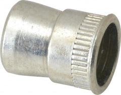 RivetKing - #10-24 UNC, Zinc-Plated, Steel Knurled Rivet Nut Inserts - 0.297" to 0.302" Grip, 9/32" Drill Size - Makers Industrial Supply