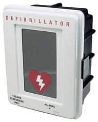 Allegro - Plastic Defibrillator Case - 14 Inch Wide x 18 Inch High x 9-1/2 Inch Deep, Wall Mount - Makers Industrial Supply