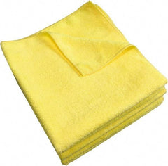 PRO-SOURCE - Dry Microfiber Wipes - Packet, 16" x 16" Sheet Size, Yellow - Makers Industrial Supply