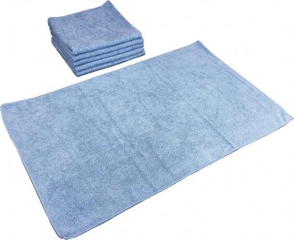 PRO-SOURCE - Reusable Microfiber Wipes - Packet, 16" x 27" Sheet Size, Blue - Makers Industrial Supply