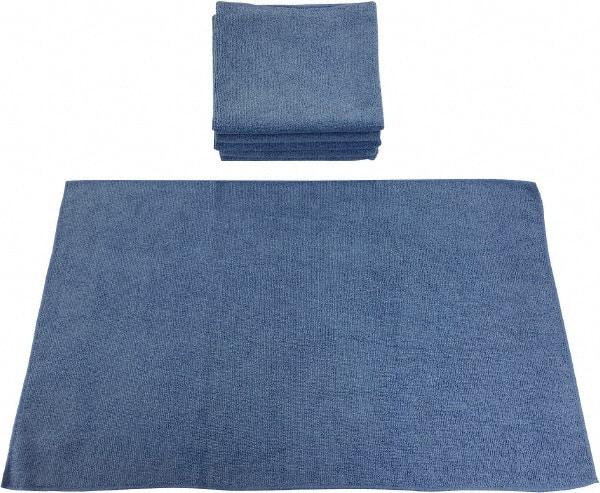 PRO-SOURCE - Reusable Microfiber Wipes - Packet, 16" x 24" Sheet Size, Blue - Makers Industrial Supply