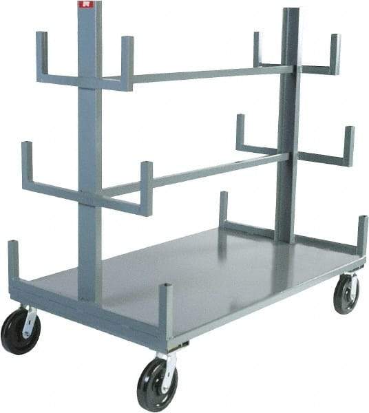 Jamco - 4,000 Lb Capacity Steel Bar & Pipe Truck - 36" OAW - Makers Industrial Supply