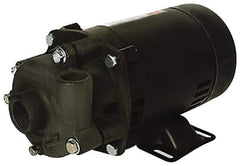 Pentair - ODP Motor, 115/208-230 Volt, 1 Phase, 3/4 HP, Cast Iron Straight Pump - 1 Inch Inlet, 3/4 Inch Outlet, 55 Max Head psi, Bronze Impeller, Cast Iron Shaft, Buna-N Seal, 55 Ft. Shut Off - Makers Industrial Supply