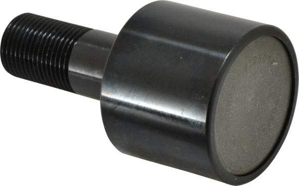 Accurate Bushing - 2" Roller Diam x 1-11/16" Width, 7/8" Stud Diam x 2" Length, Plain Load Roller - Steel, 1-1/8" Thread Length, 7/8-14 Thread, 3,490 Lb Dynamic Cap, 2,000 Lb Static Cap - Makers Industrial Supply