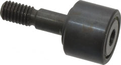 Made in USA - 1/2" Roller Diam x 3/8" Width, 3/16" Stud Diam x 5/8" Length, Stud Cam Follower - Steel, 1/4" Thread Length, 10-32 Thread, 544 Lb Dynamic Cap - Makers Industrial Supply