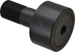 Made in USA - 2" Roller Diam x 1-1/8" Width, 7/8" Stud Diam x 2" Length, Stud Cam Follower - Steel, 1" Thread Length, 7/8-14 Thread, 6,472 Lb Dynamic Cap - Makers Industrial Supply