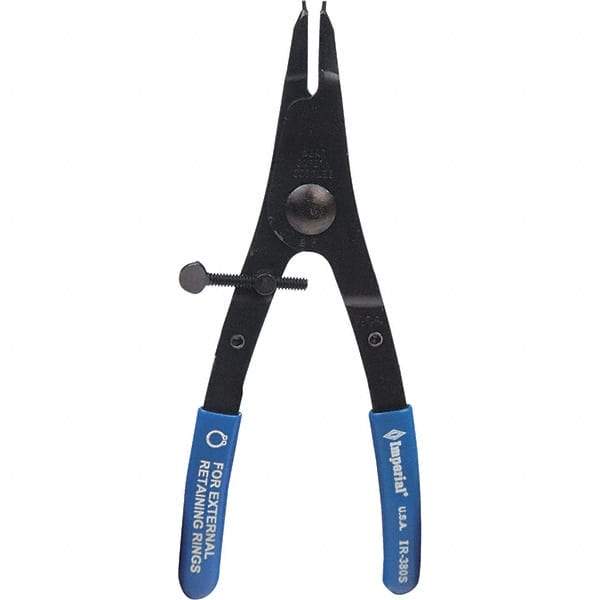 Imperial - Retaining Ring Pliers Type: External Ring Size: 1 - Makers Industrial Supply