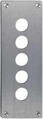 Schneider Electric - Pushbutton Control Station Front Plate - For Use with Harmony XAP - Makers Industrial Supply