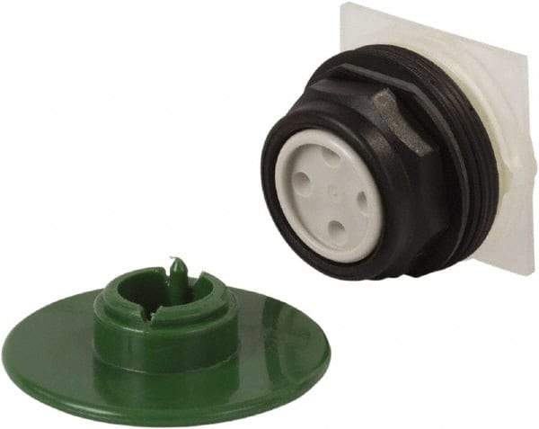 Schneider Electric - 30mm Mount Hole, Extended Mushroom Head, Pushbutton Switch Only - Round, Green Pushbutton, Momentary (MO) - Makers Industrial Supply